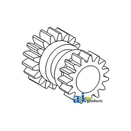 A & I Products Gear, Transmission Idler 3.5" x3.5" x5" A-598185
